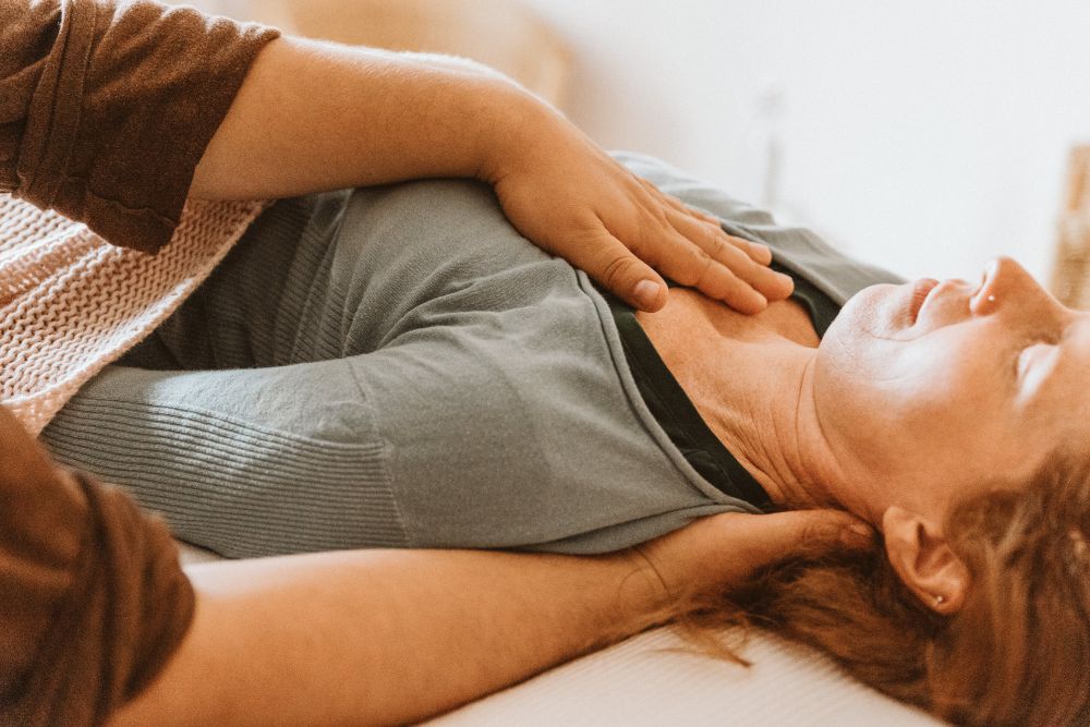 Craniosacral Therapie Handposition Beispiel2